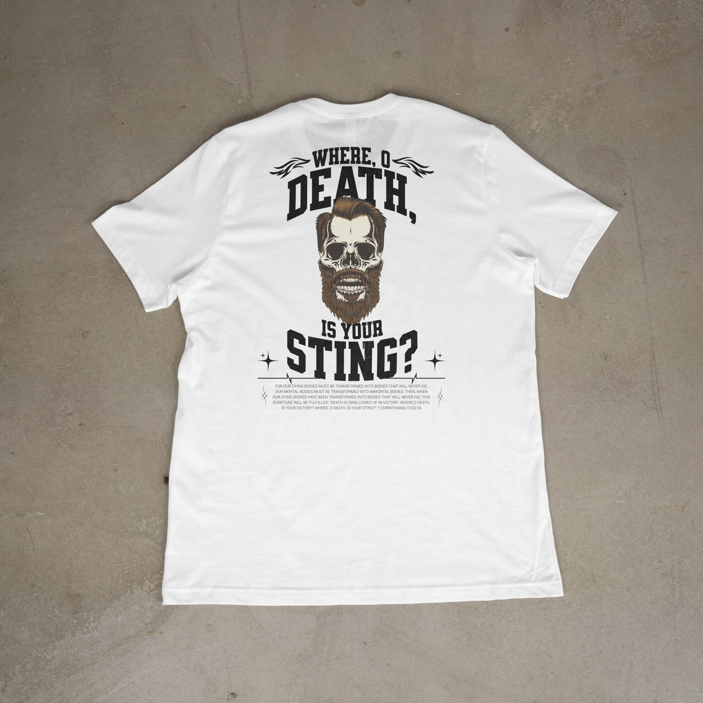 Where O Death Is Your Sting Tee – Christian T-Shirt