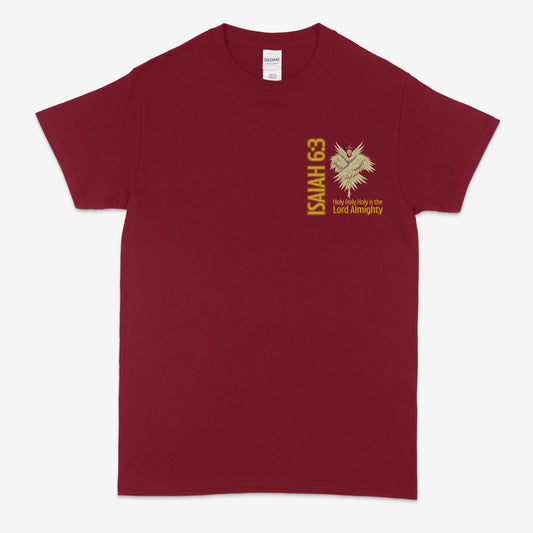 Isaiah 6:3 "His Glory" Adult T-Shirt