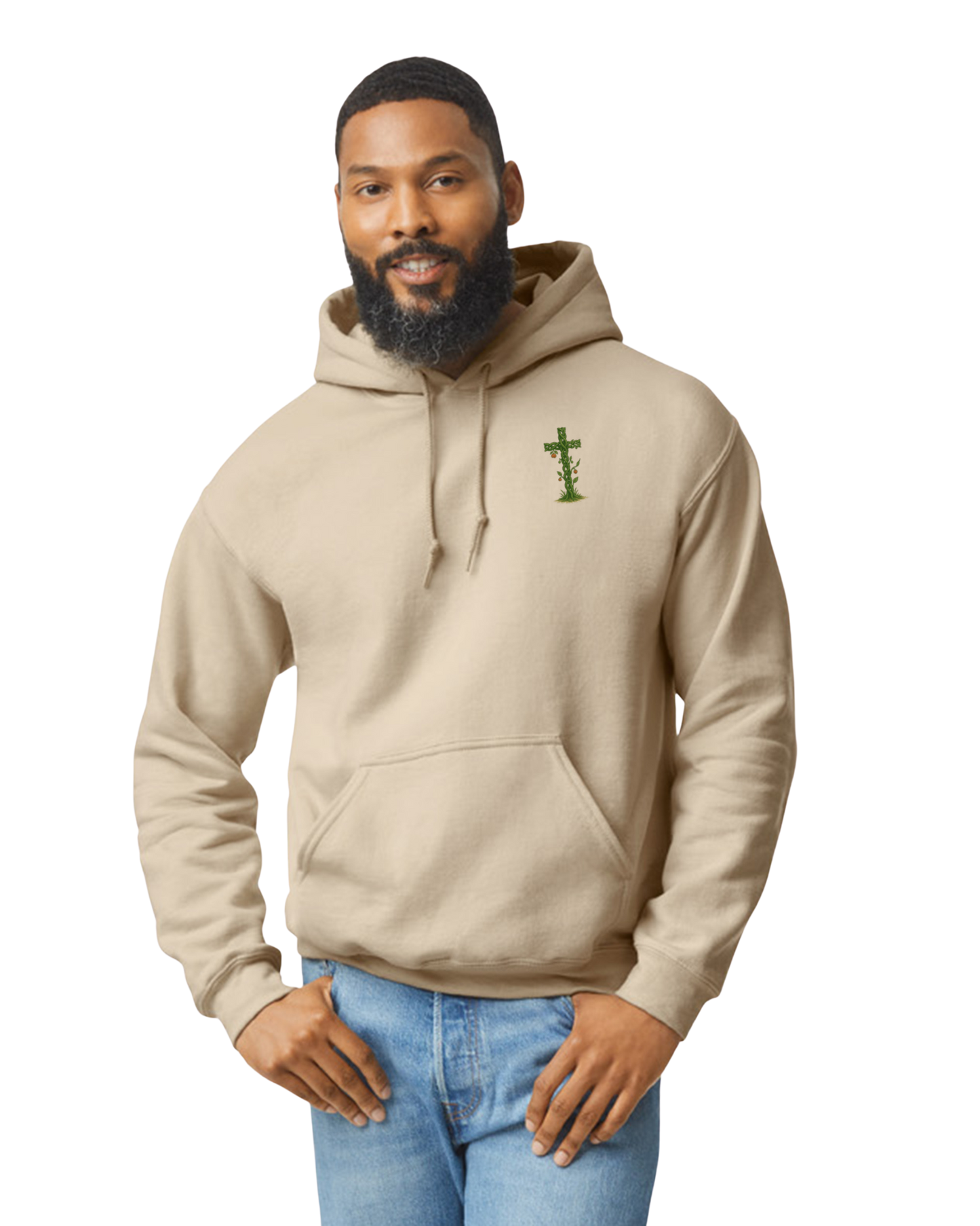 John 15:5 "Stay Connected" Adult Hoodie