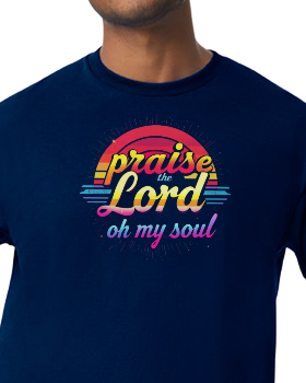 Psalm 146:1 "Praise the Lord" Adult T-Shirt