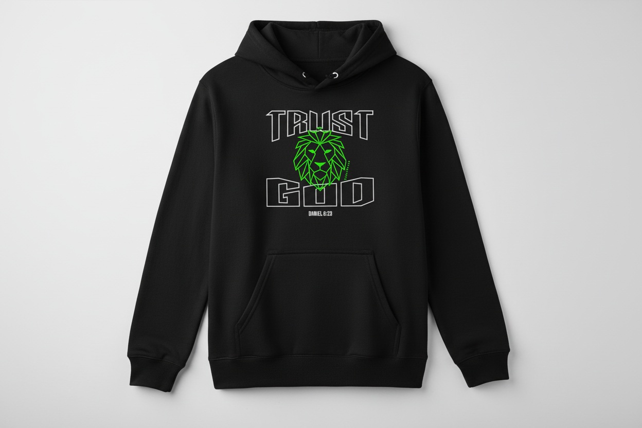Trust God Youth Hoodie – Christian Kids Hoodie