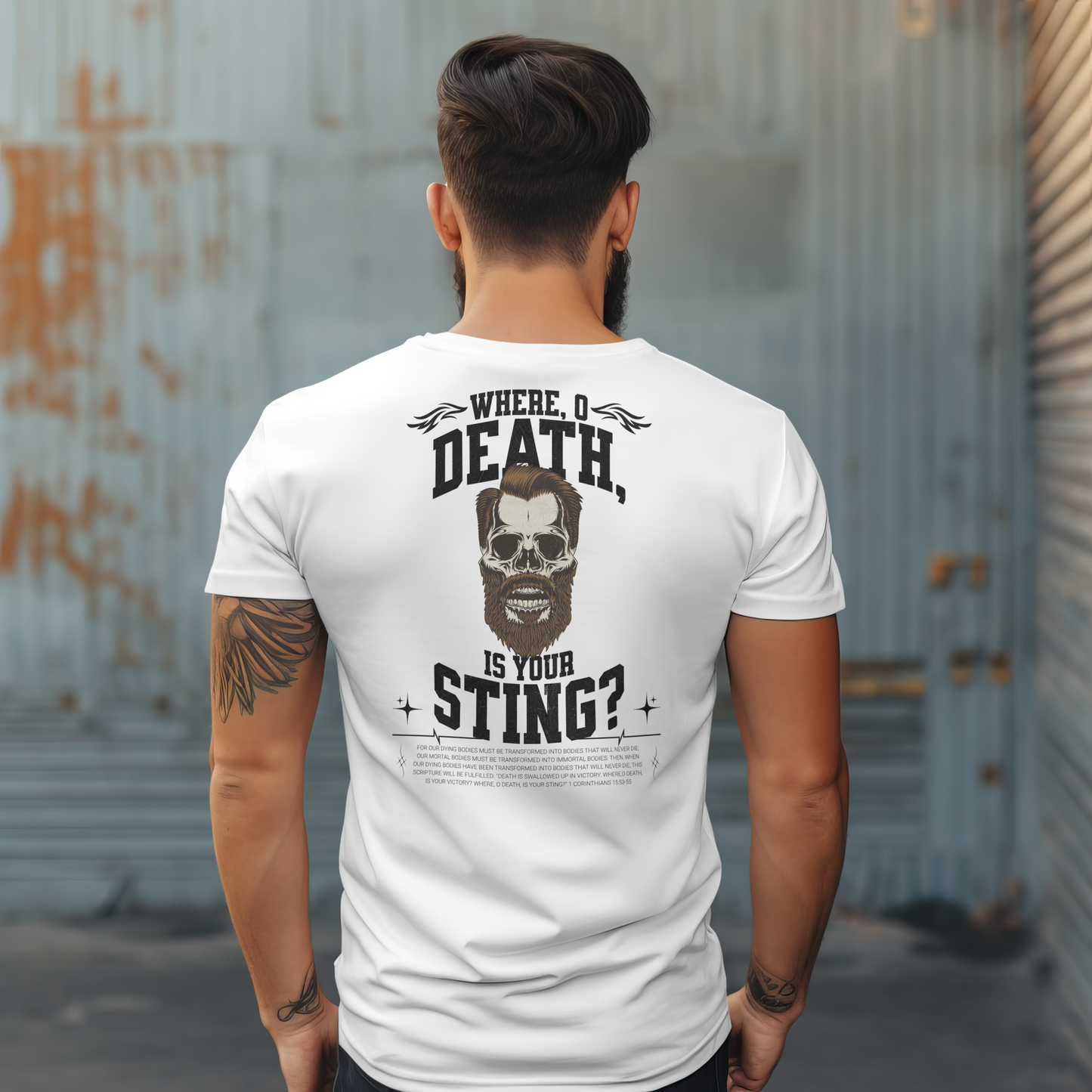 Where O Death Is Your Sting Tee – Christian T-Shirt