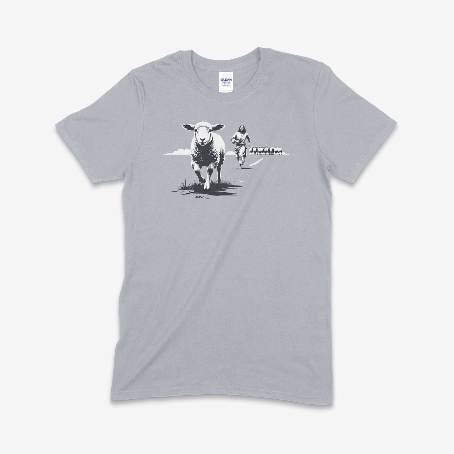 Luke 15:3–7  "He Leaves the 99" Adult T-Shirt