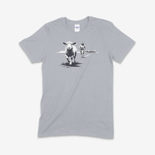 Luke 15:3–7  "He Leaves the 99" Adult T-Shirt