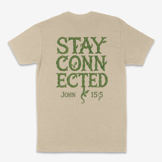John 15:5 - "Stay Connected" Adult T-Shirt
