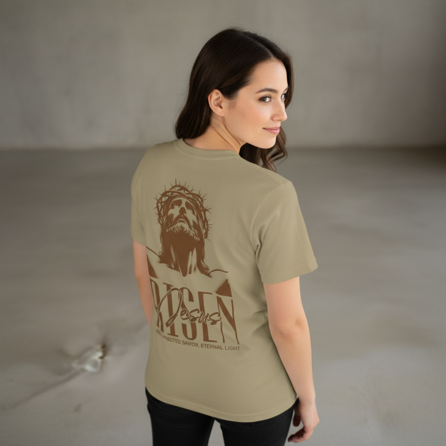 RISEN Jesus T-Shirt – Resurrected Savior Christian Tee