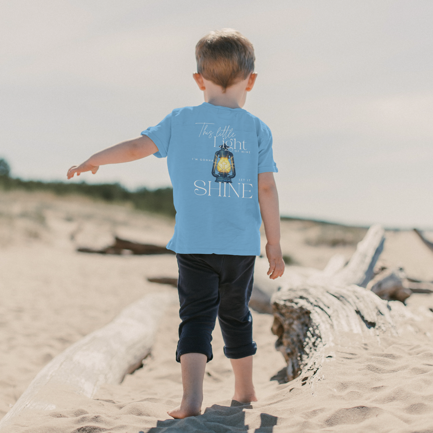 “Jesus Is the Light of the World” Kids Christian T-Shirt