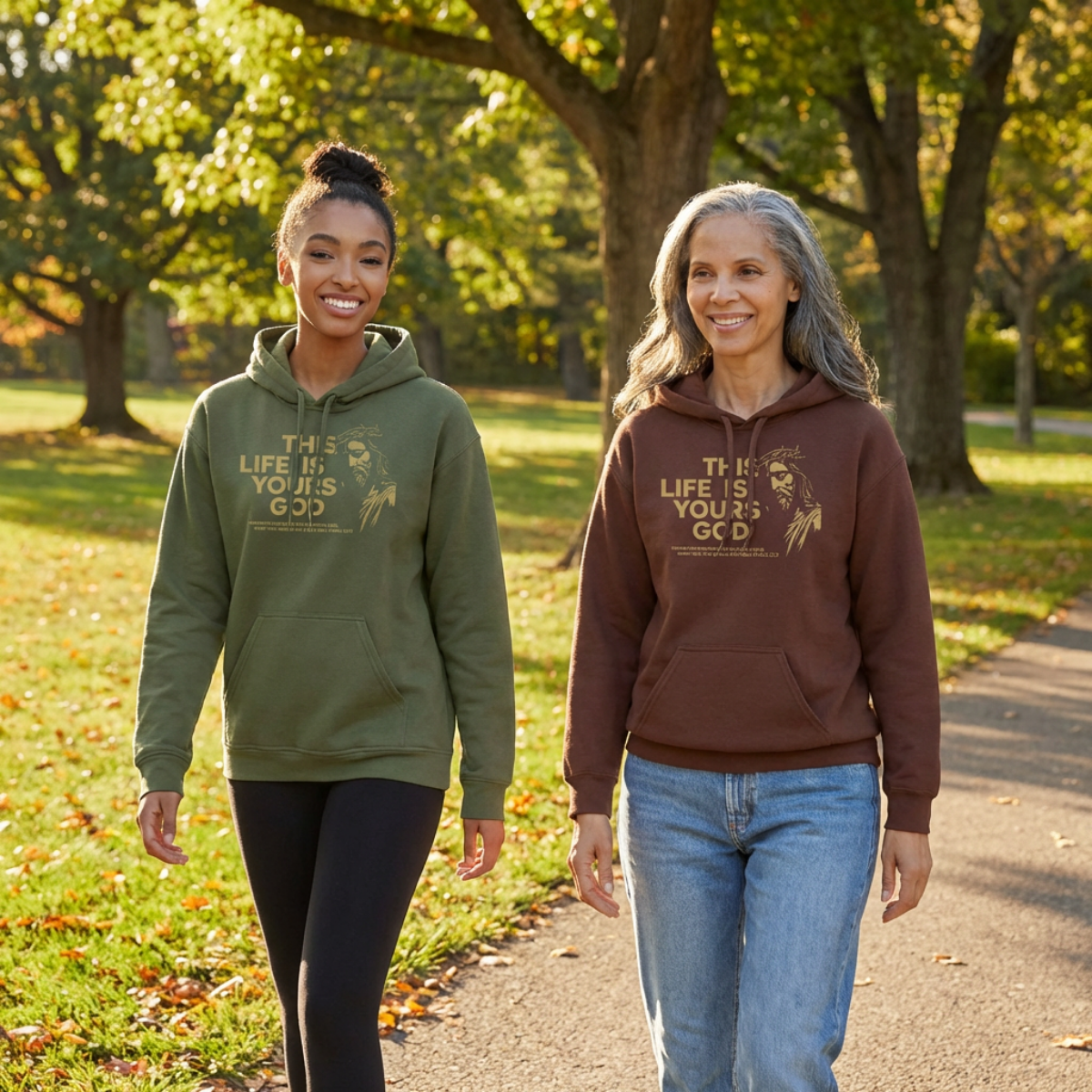 “This Life Is Yours, God” Hoodie – Psalm 37:5 Christian Sweatshirt | Faith Apparel