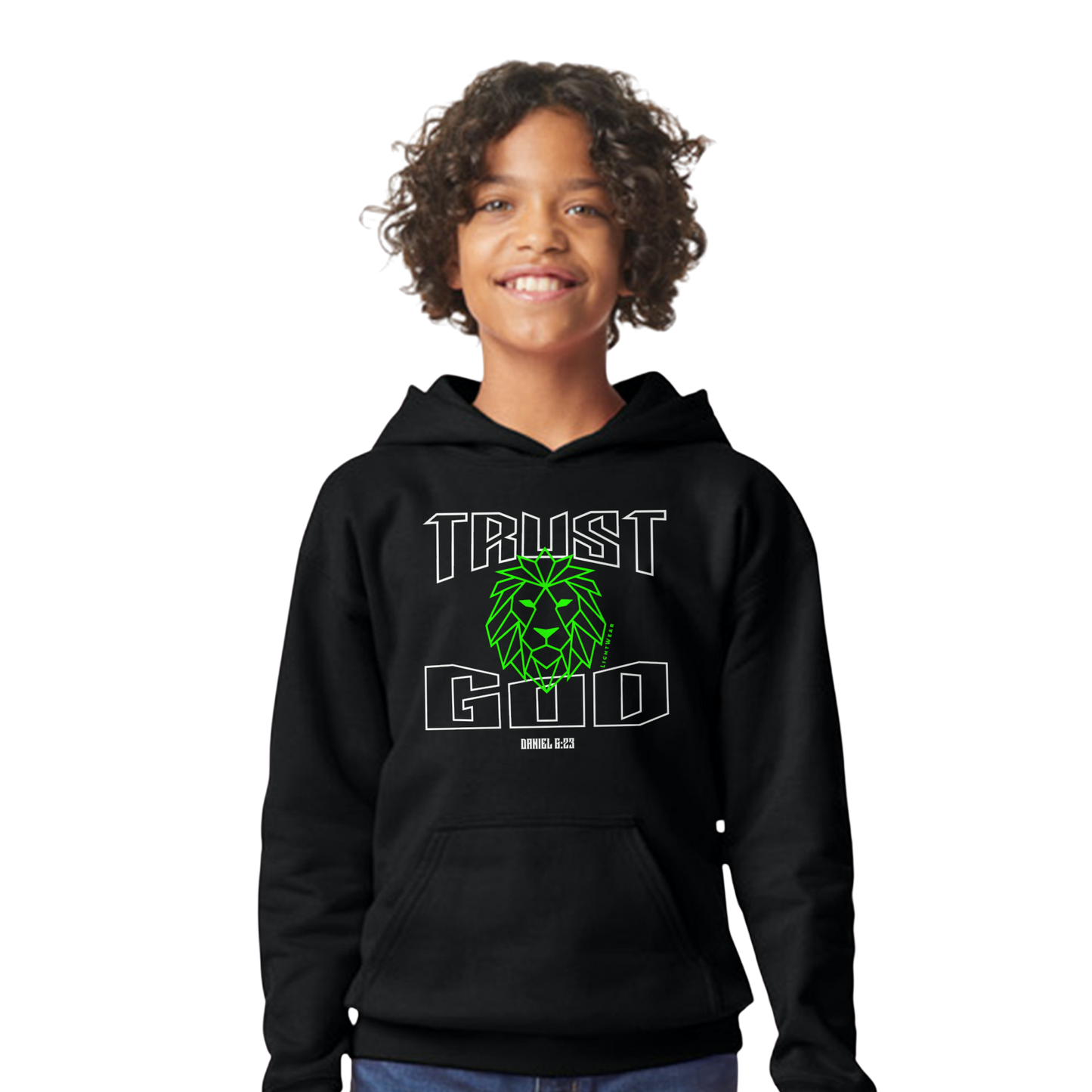 Trust God Youth Hoodie – Christian Kids Hoodie