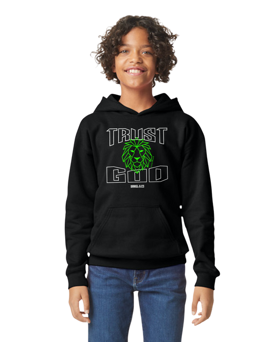 Trust God Youth Hoodie – Christian Kids Hoodie